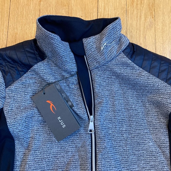 KJUS women’s forun mid layer half-zip, deep space, size 36 - Picture 8 of 12